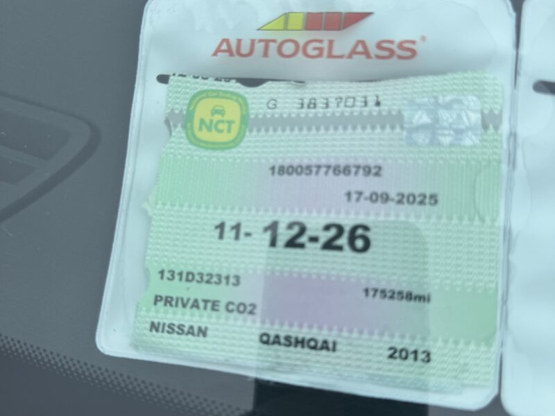 2013 Nissan Qashqai with brand new nct for 15 Months